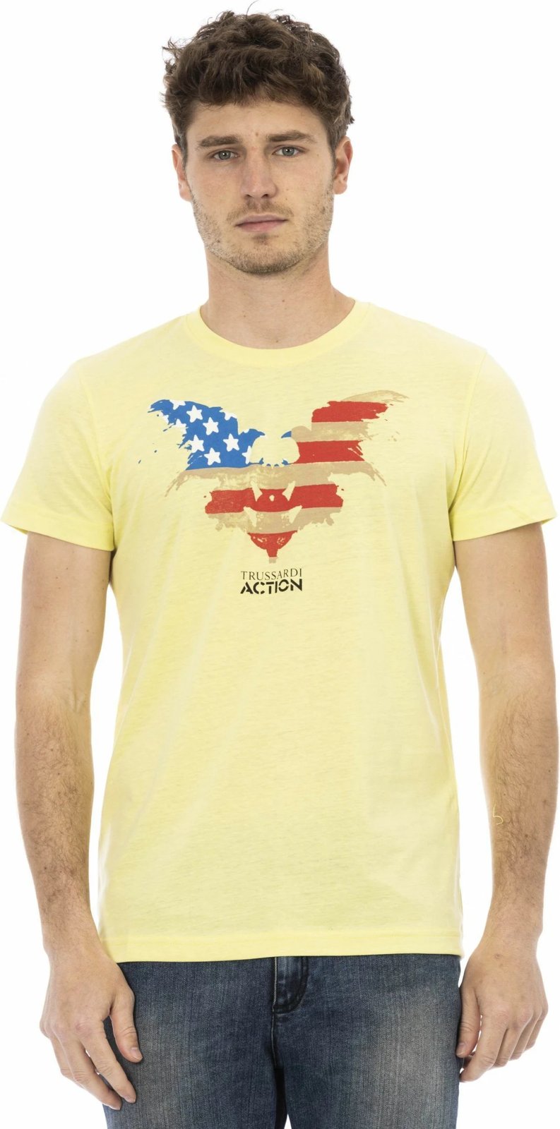 Maicë për meshkuj Trussardi Action, e verdhë