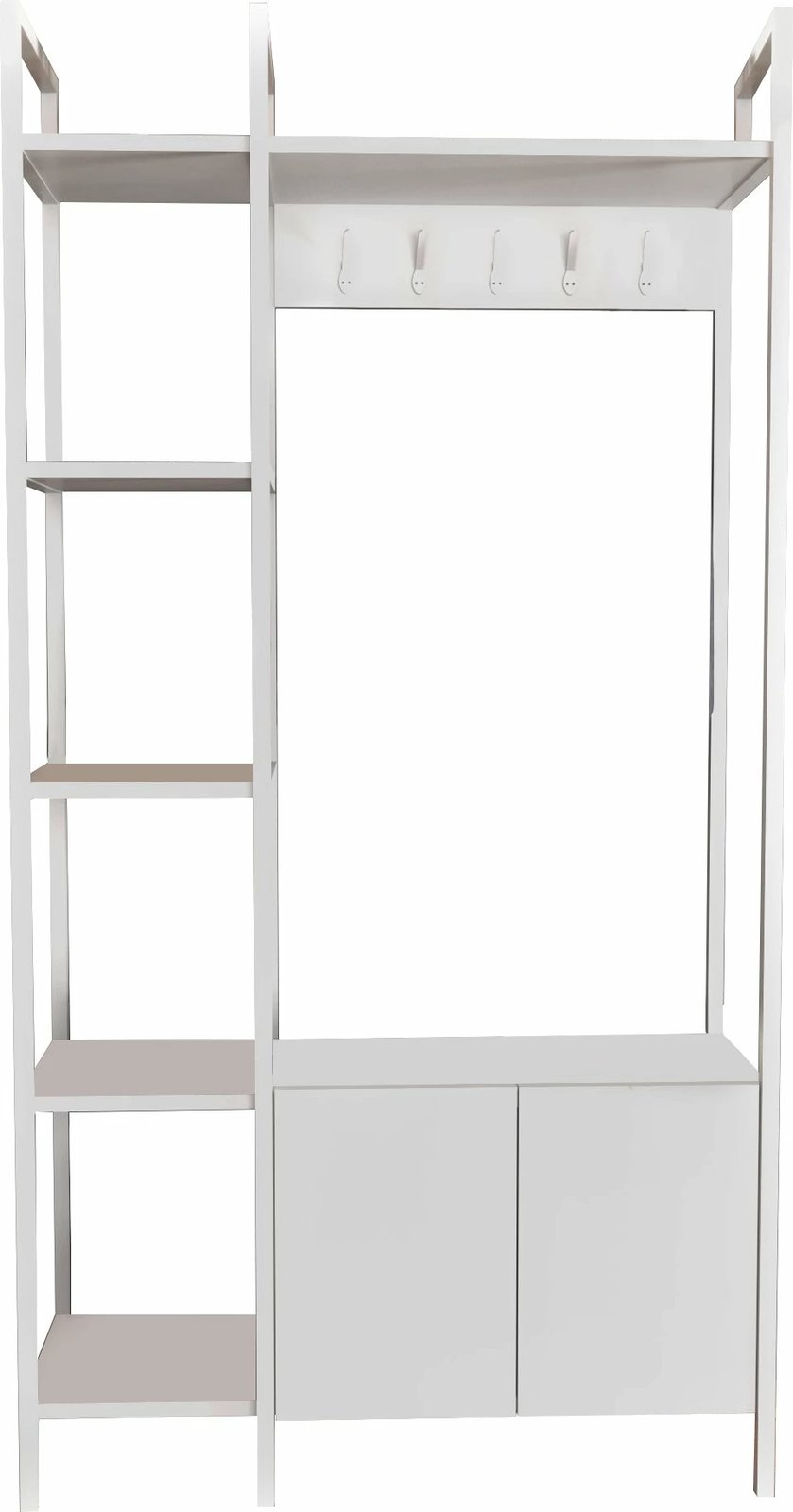 Stendë hyrje Hanah Home, ngjyrë e bardhë, Doga