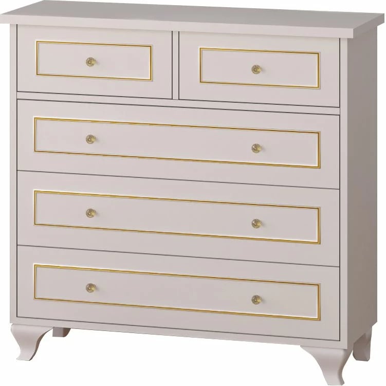 Komodë Skye Decor, ngjyrë e bardhë mat, Rb-091