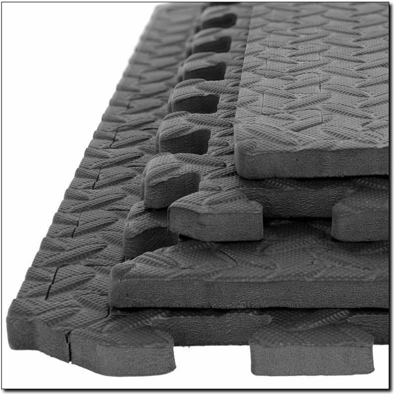 Tapet puzzle për trening HMS, ngjyrë e zezë