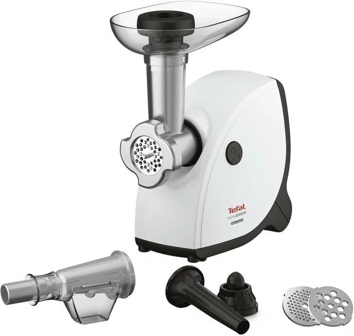 Grirëse mishi, Tefal, NE463138, 2000 W, 6-në-1, deri 2.3 kg/min, e bardhë