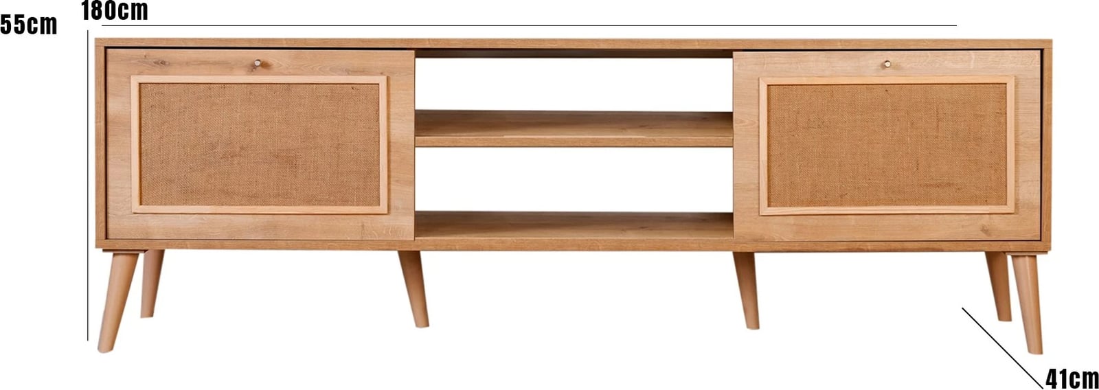 Komodë TV Skye Decor, jute, 180cm