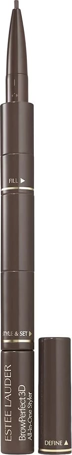 Laps për vetulla 3-në-1 Estée Lauder BrowPerfect 3D All-in-One Styler për femra 08 Brunette, 2.07g