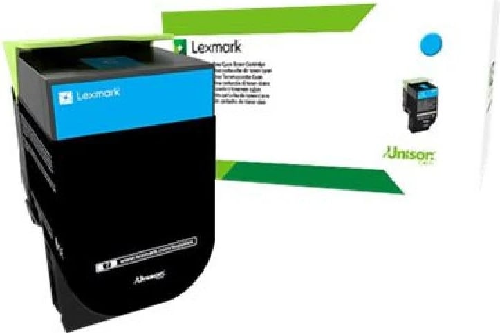 Toner, Lexmark 702XCE (70C2XCE) kapacitet i lartë 2400-4400 faqe, cyan