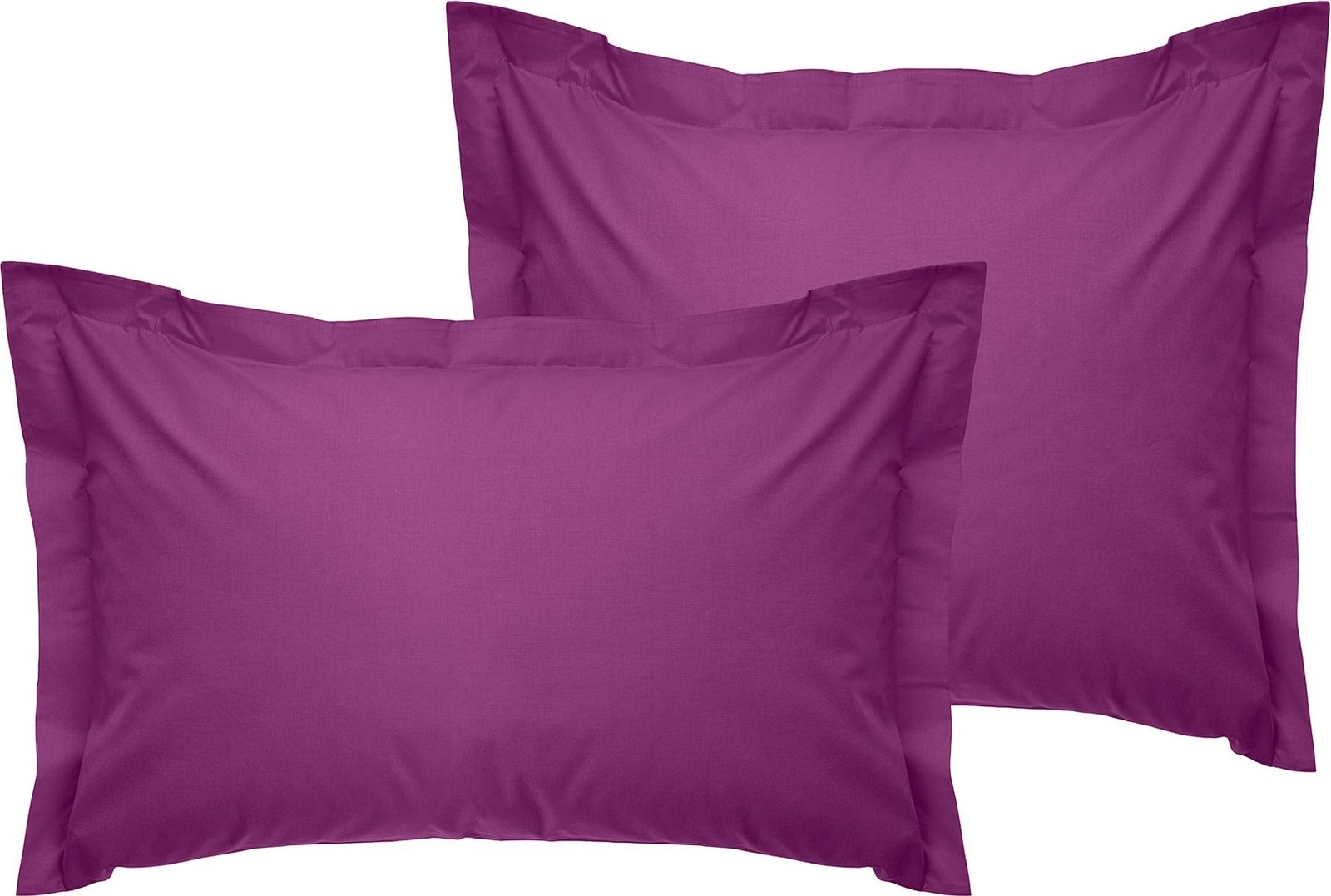 Set jastëkësh Oxford (2 copë), pambuk 100%, ngjyrë vjollcë, L'essentiel, 50x80+5cm
