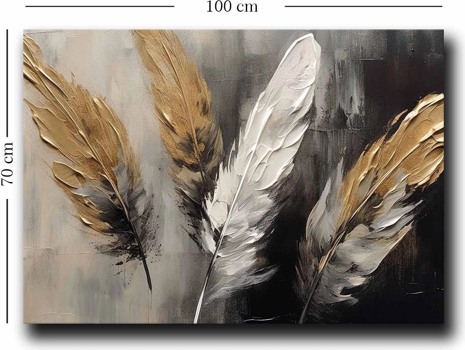 Pikturë dekorative në kanavacë, Wallity, 70100GSC-004, shumëngjyrëshe, 70x100cm