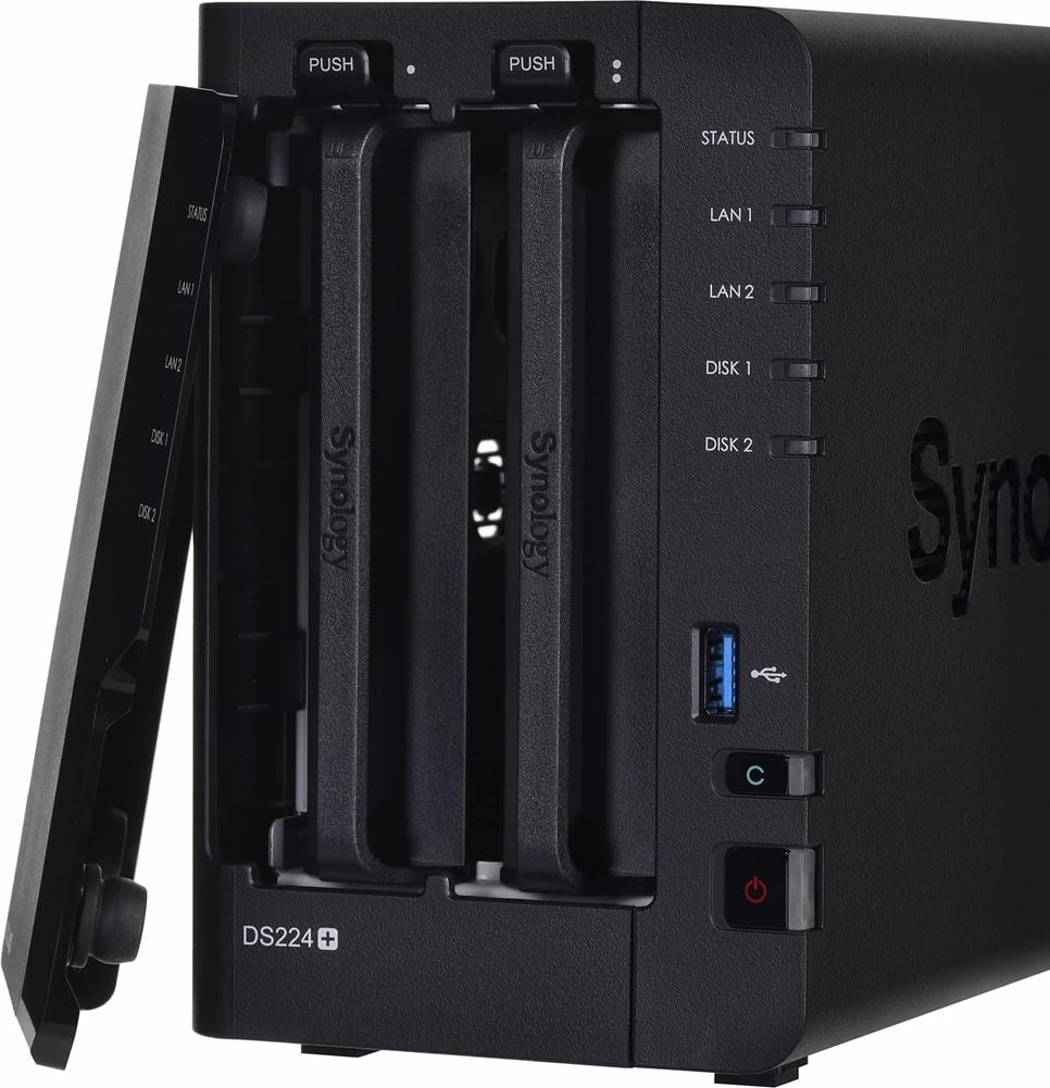 Server për Ruajtje Synology DiskStation DS224+, Desktop Ethernet LAN Server për Ruajtje Synology DiskStation DS224+, Desktop Ethernet LAN