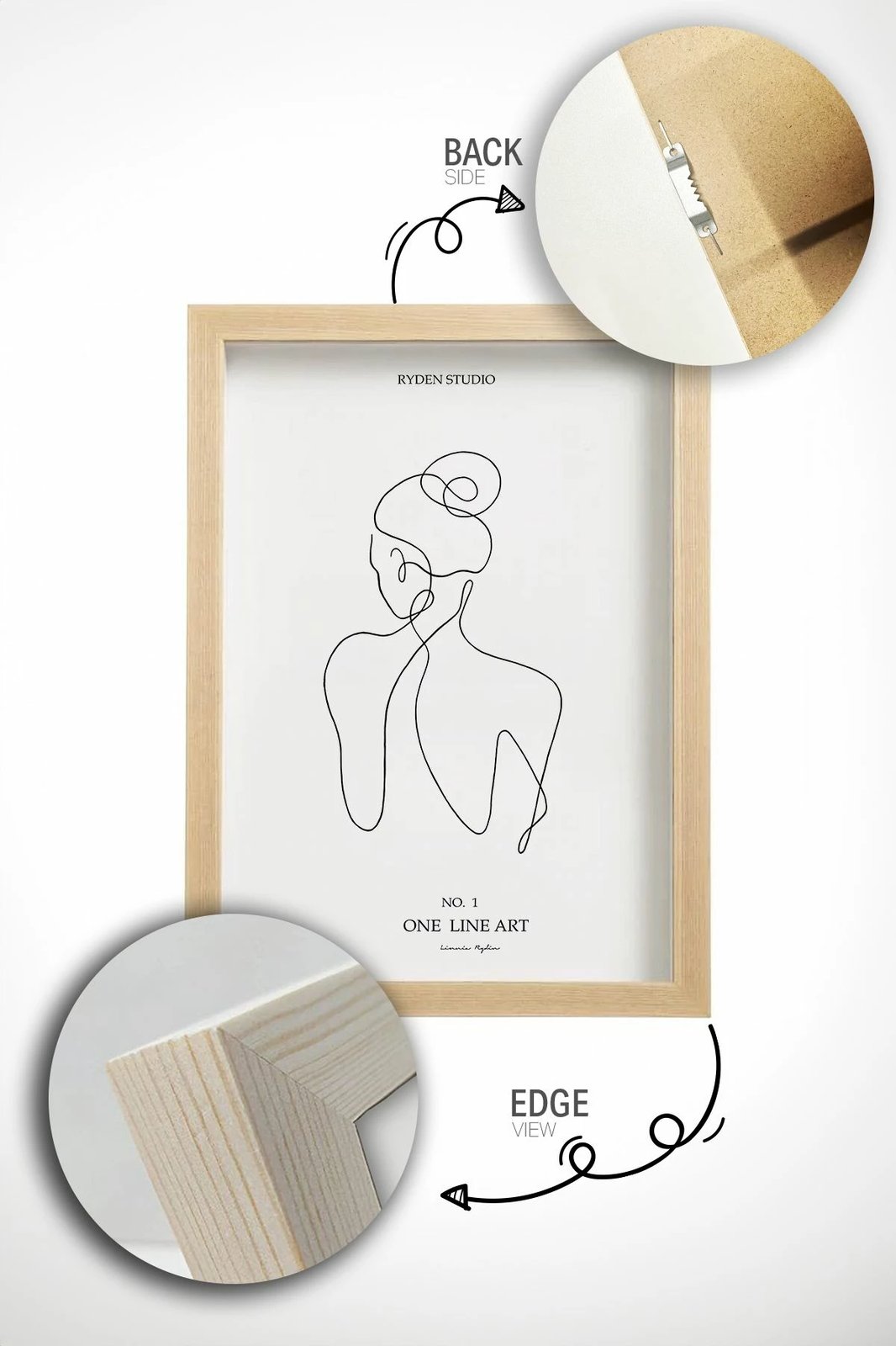 Set pikturash dekorative me kornizë (6 copë), Wallity, Artavessastko51