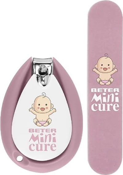 Set për manikyr për bebe Beter Minicure Duo Kit rozë Set për manikyr për bebe Beter Minicure Duo Kit rozë