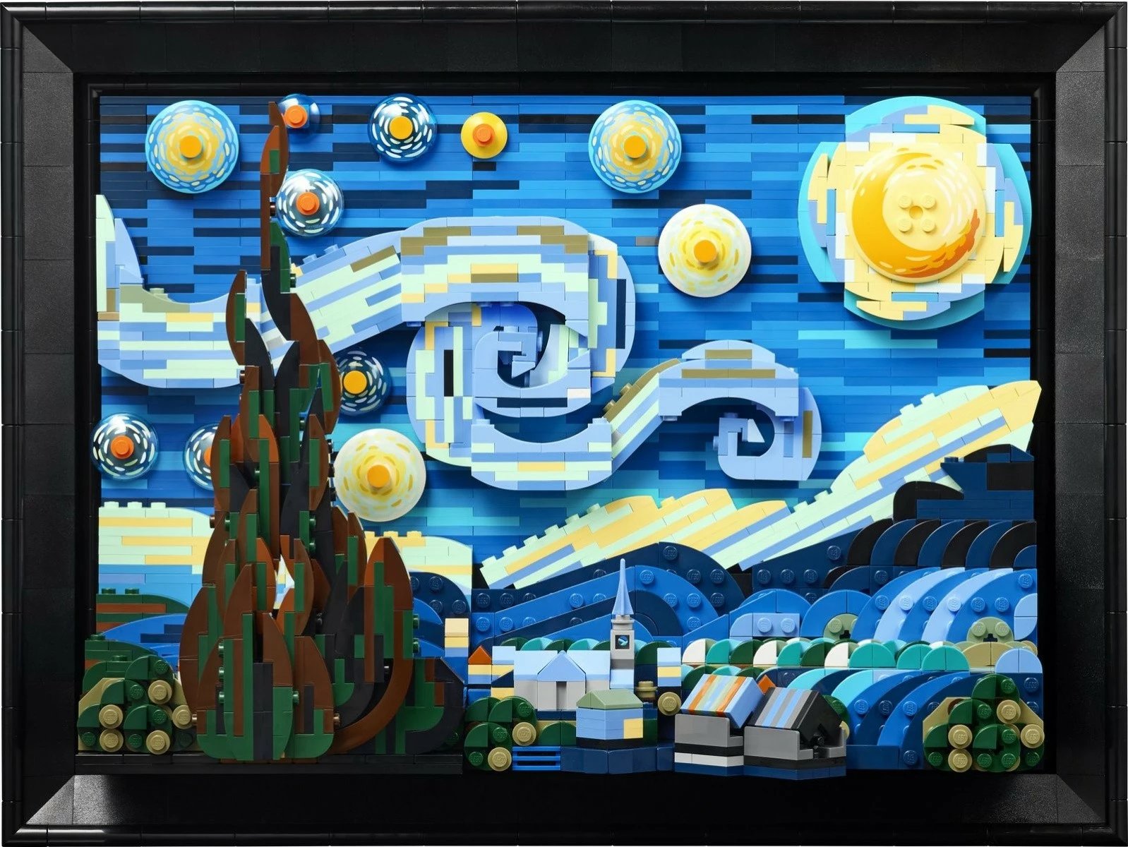 Set LEGO Ideas 21333 Starry Night, 2316 pjesë, për të rritur