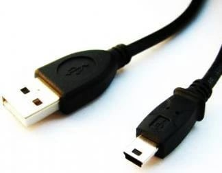 Kabllo USB & mini -USB Gembird, USB 2.0, 1.8m, e zezë 