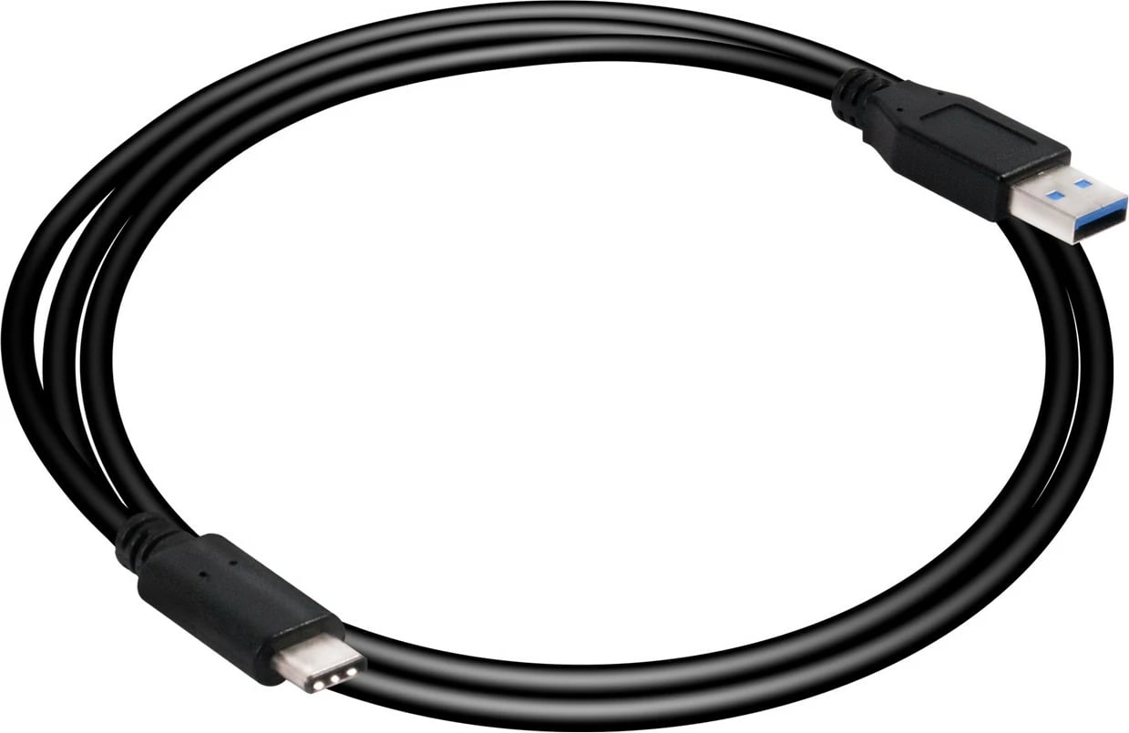 Kabllo USB Club3D USB 3.1 Type-C në Type-A 1m e zezë Kabllo USB Club3D USB 3.1 Type-C në Type-A 1m e zezë