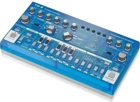 Syntezator Behringer TD-3-BB, i kaltër, transparent