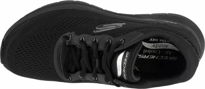 Atlete Skechers për meshkuj, të zeza