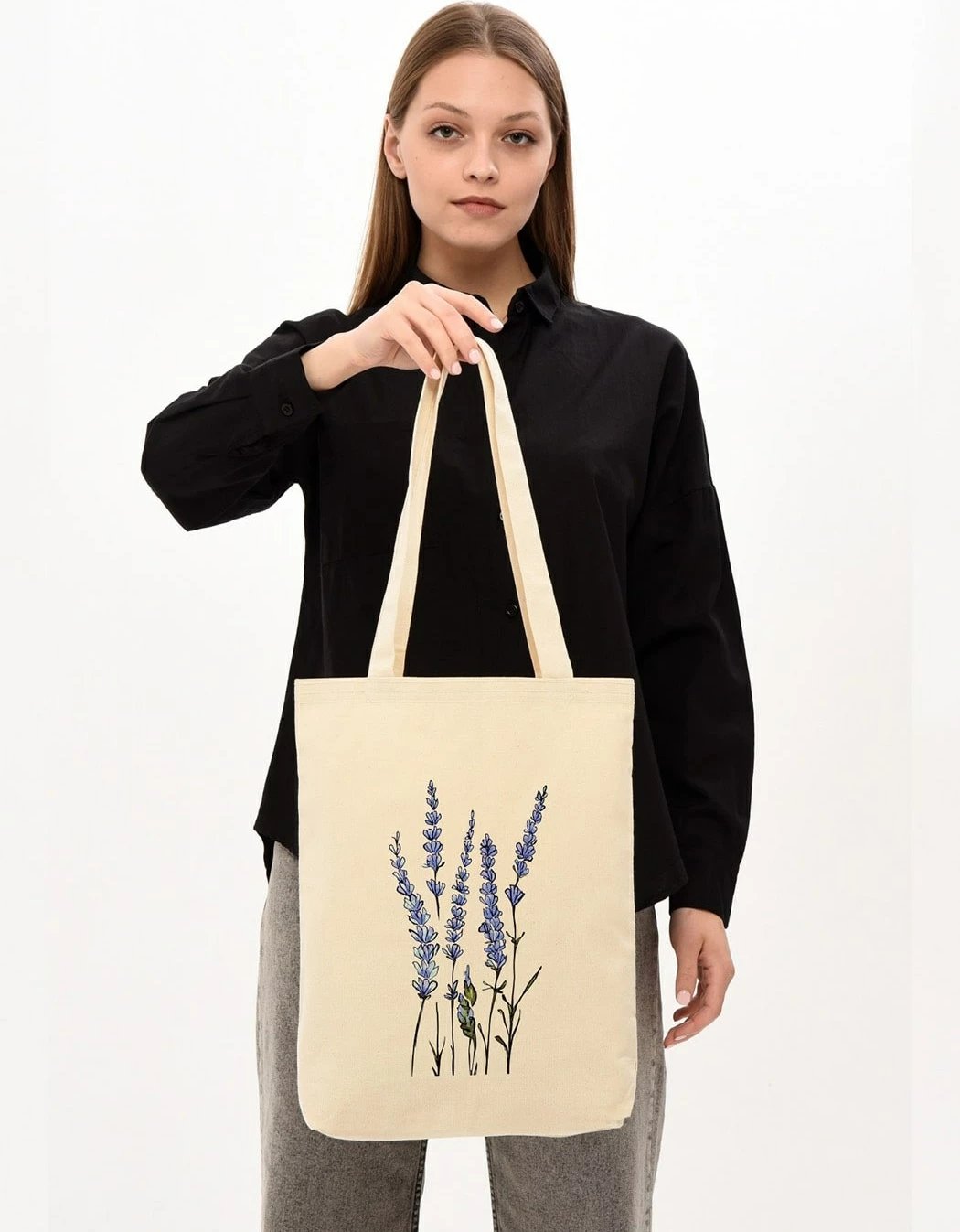 Çantë tote Zoozie Bags, ngjyrë krem, 35x40x8cm, model Pauldavis