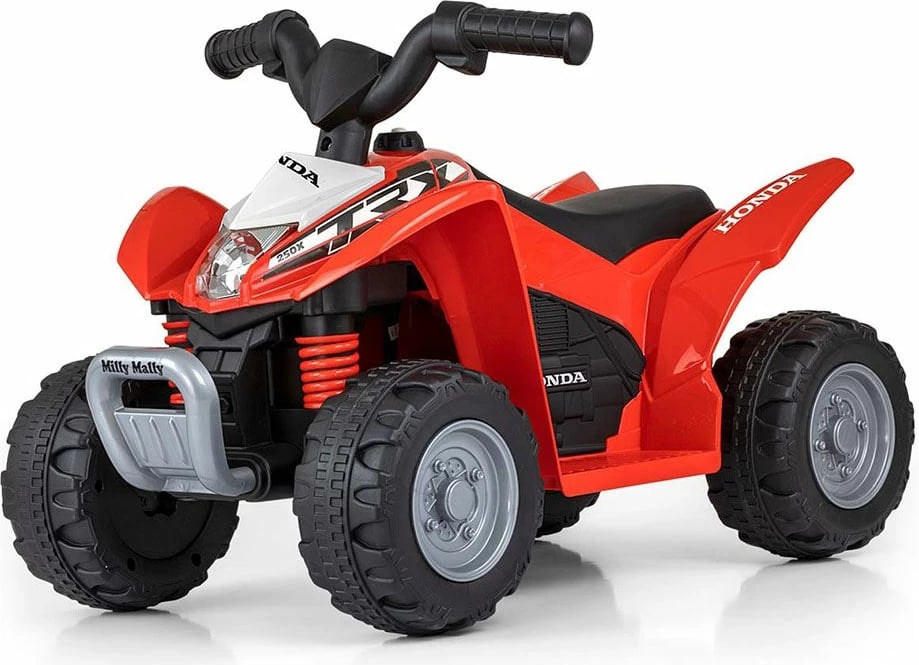 Katërçikël elektrik për fëmijë, Milly Mally Honda TRX 250X, 30W, bateri 6V 4.5Ah, shpejtësi 2.5–3 km/h, i kuq