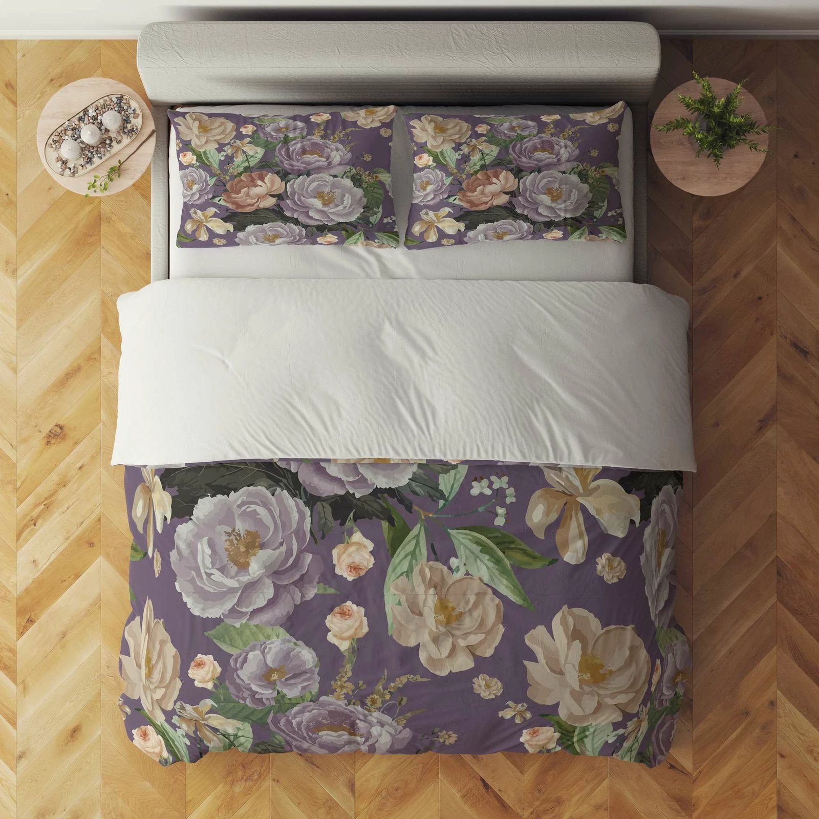 Set mbulesë për jorgan Super King, shumëngjyrëshe, L'essentiel, FLW_DVT25-4