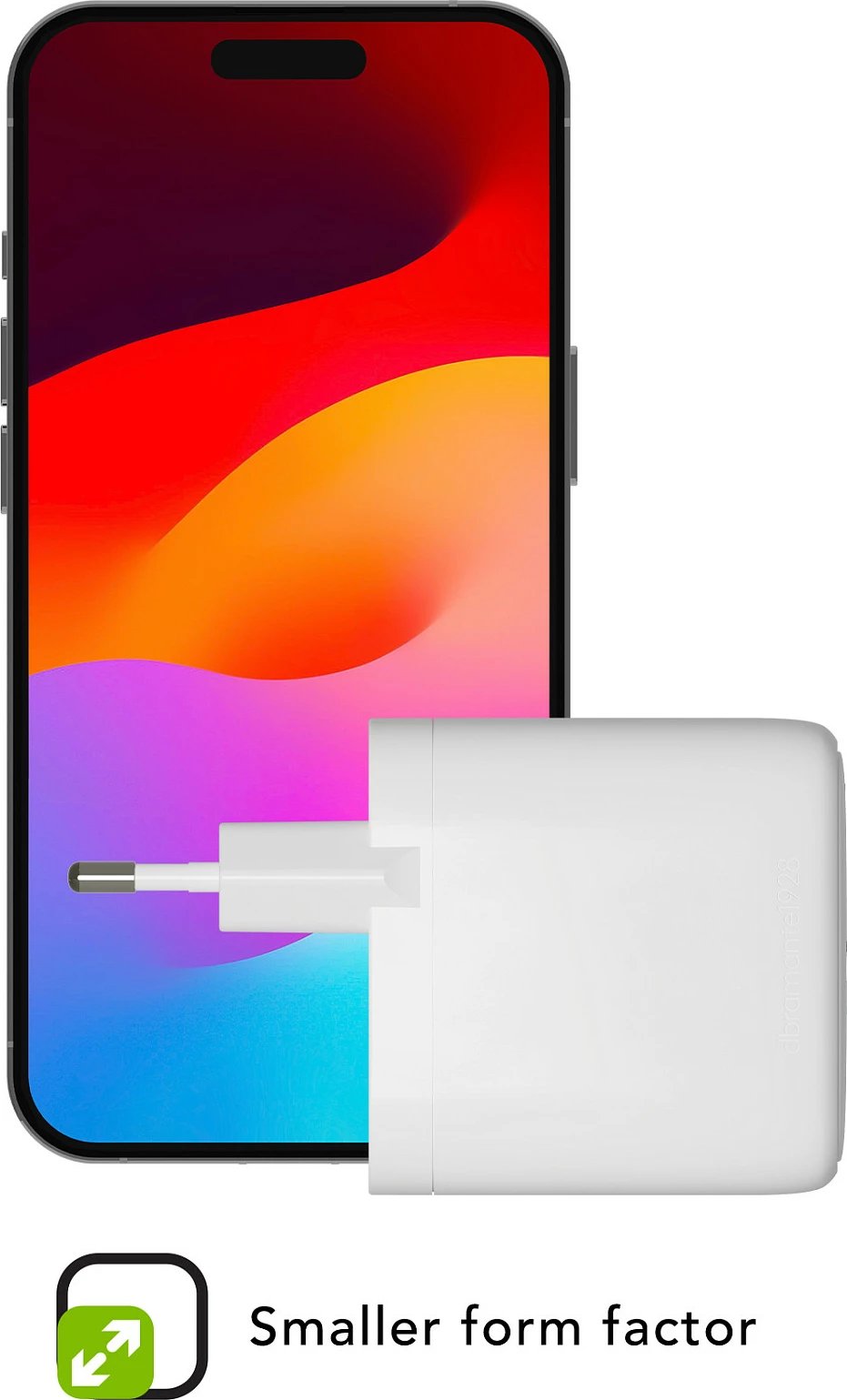 Karikues murit dbramante1928 USB-C 65W, EU plug, i bardhë