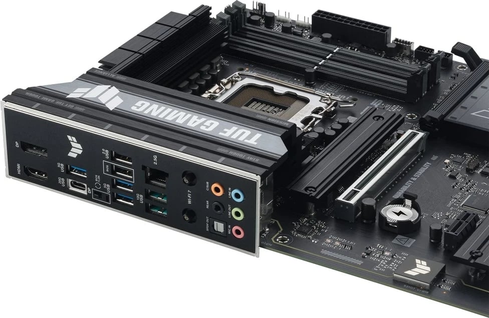 Pllakë amë ASUS TUF GAMING B860-PLUS WIFI, ATX, 256 GB, 7.1 kanale audio