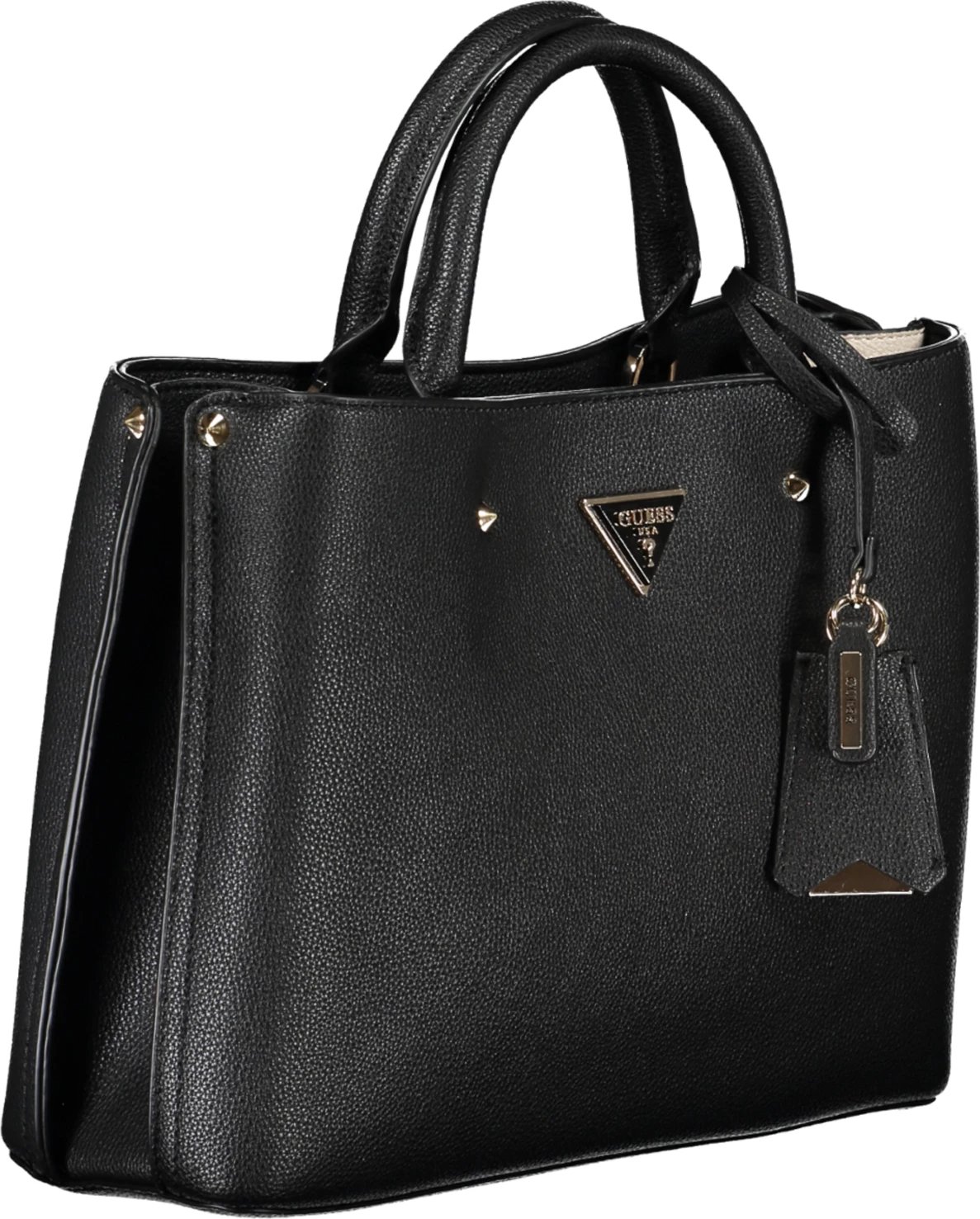 Çantë GUESS JEANS Meridian femra, e zezë