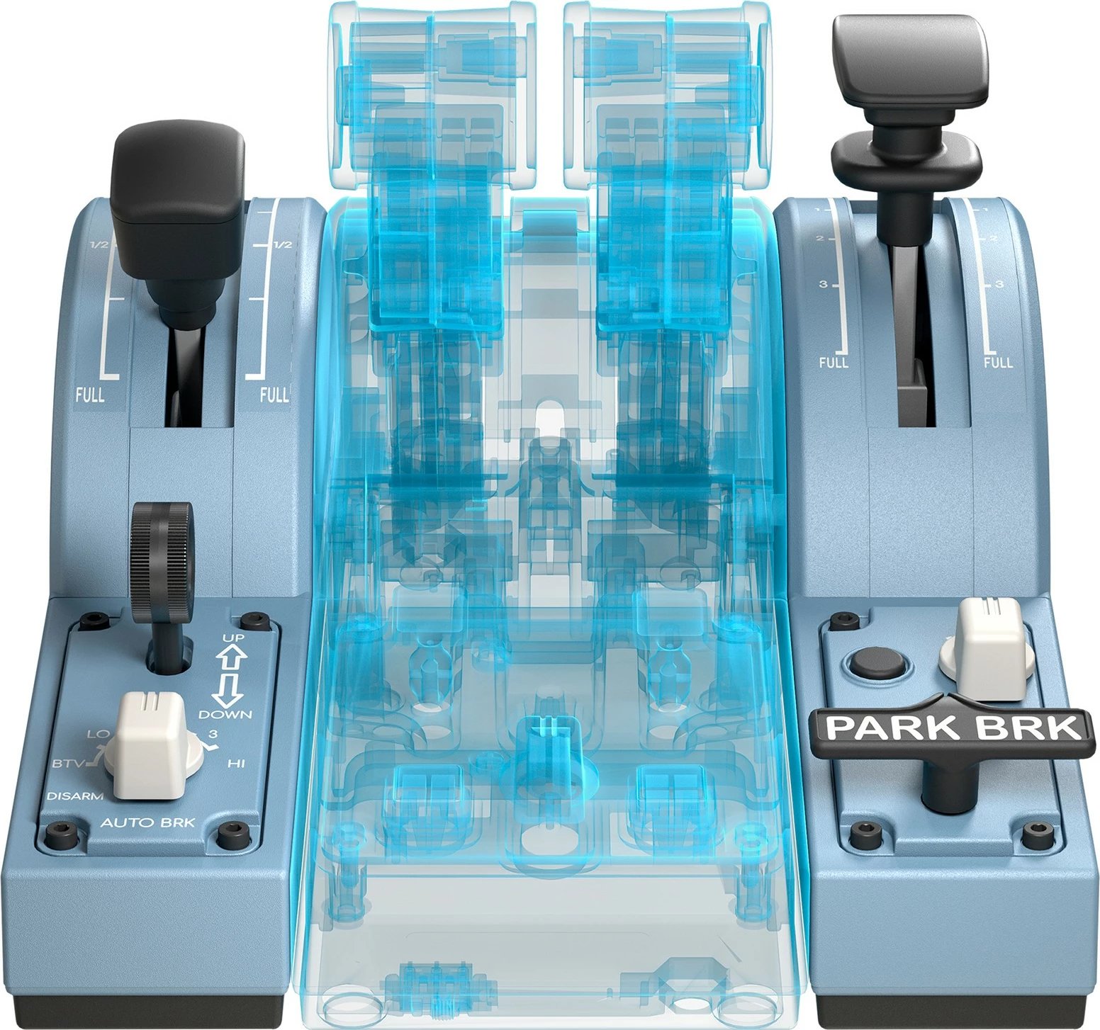 Kontrollues fluturimi Thrustmaster TCA Quadrant AIRBUS Edition, PC, zi/kaltër