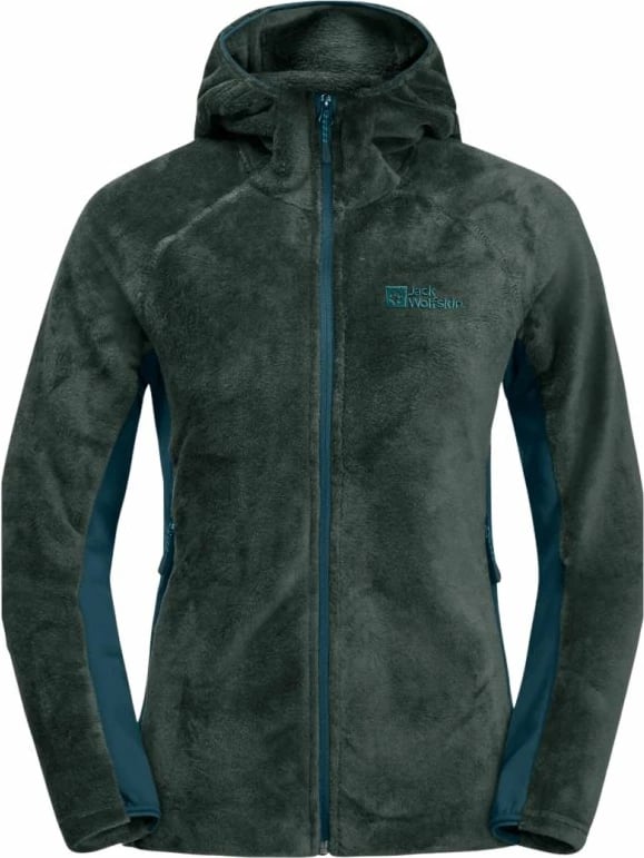 Jakne për femra Jack Wolfskin, e gjelbër