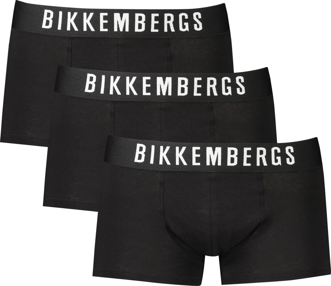 Të brendshme BIKKEMBERGS Boxer meshkuj, të zeza
