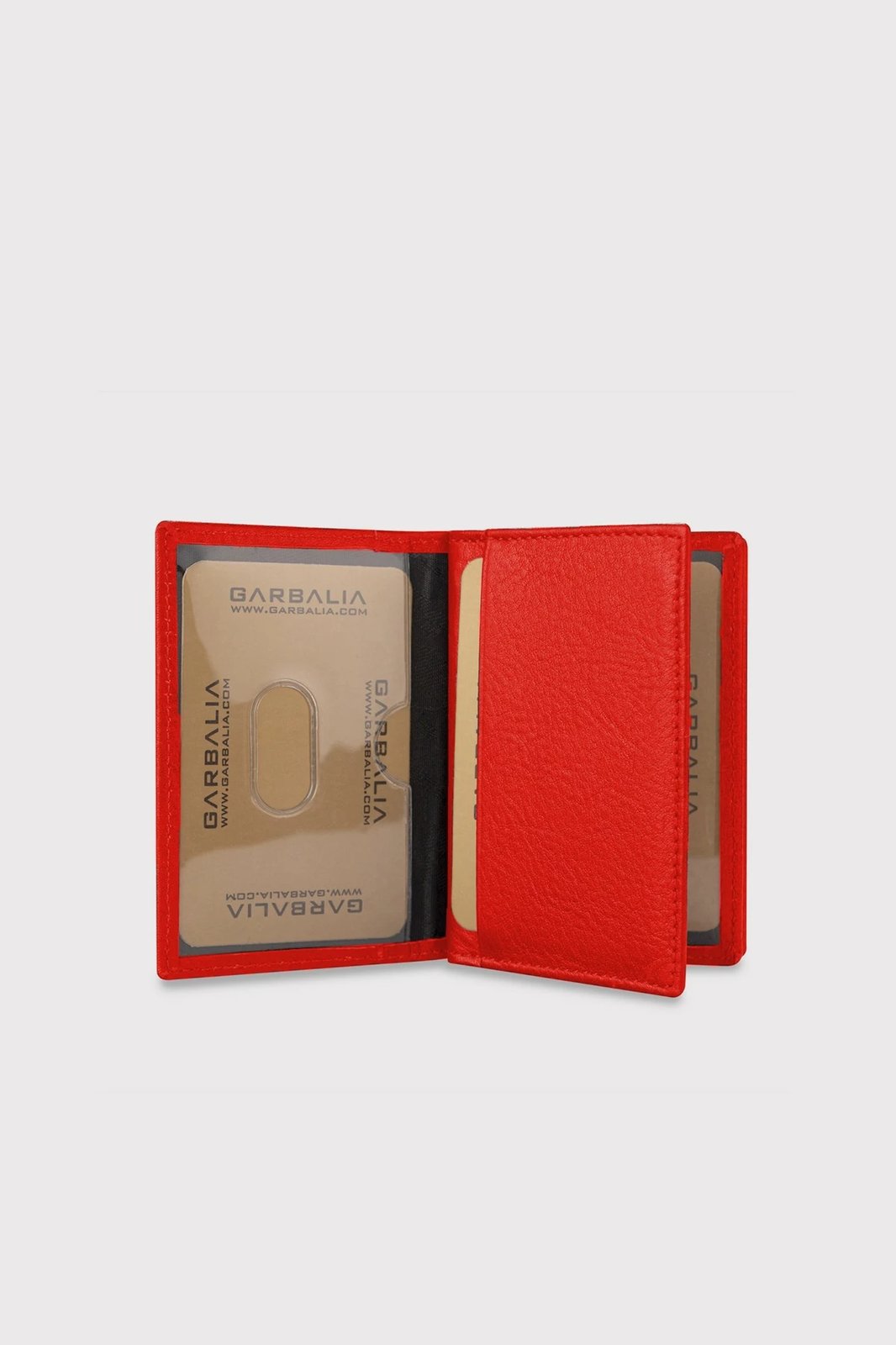 Mbajtës kartelash lëkurë, i kuq, Zoozie Bags, Vera