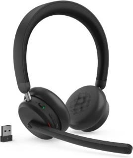 Kufje pa tela Lenovo 6550 Dual-Mode ANC, USB-A, Bluetooth 5.3, mikrofon me boom, 60h, e zezë