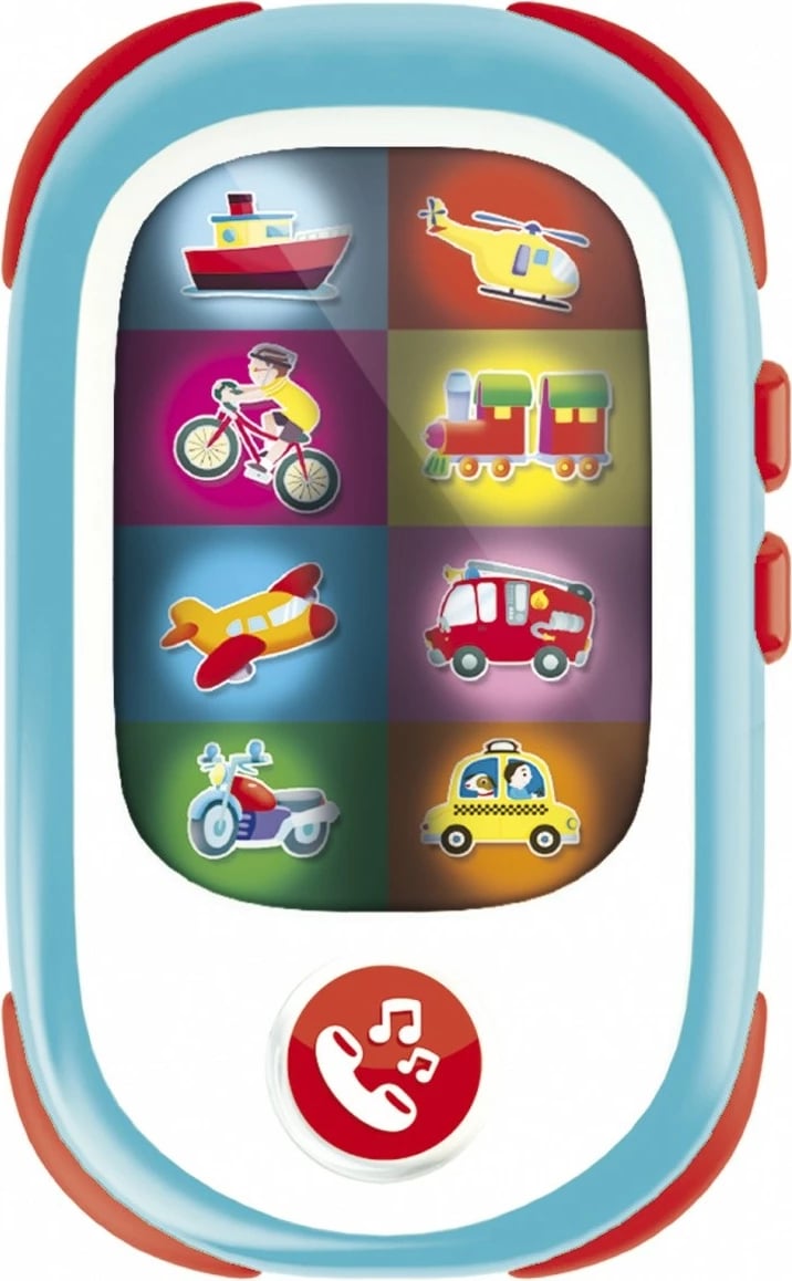 Lodër edukative Carotina Baby Smartphone Lisciani, për fëmijë 12+ muajsh, Kaltër/Bardhë