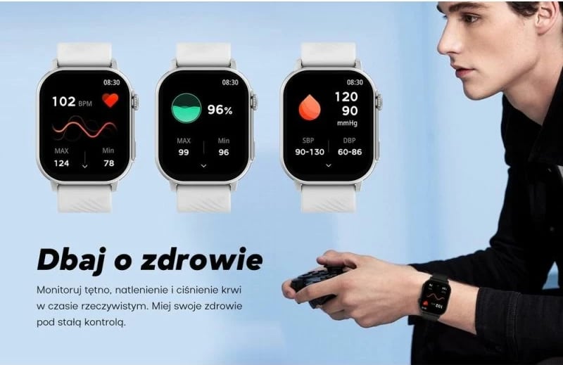 Smartwatch për femra Gravity, kaltër e errët