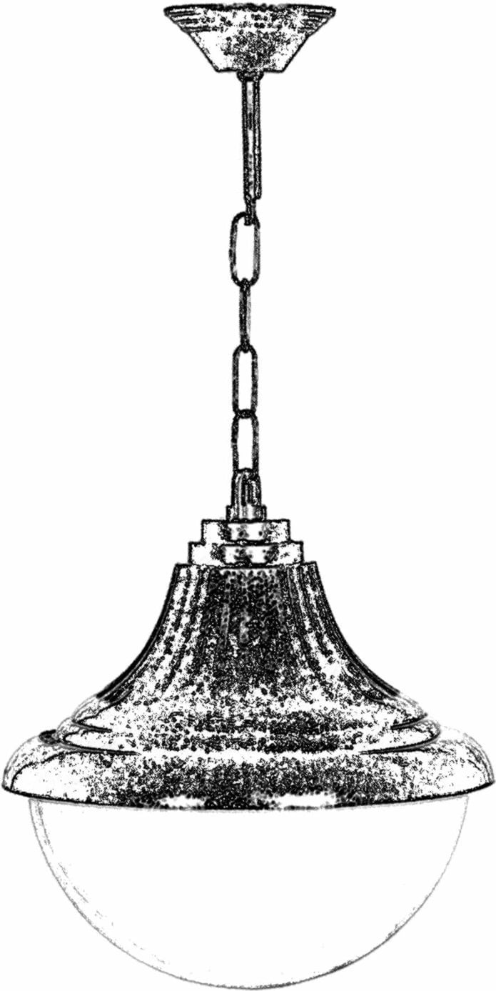 Llambë tavani për jashtë, Opviq, BFE-68207-BKR, ngjyrë kafe