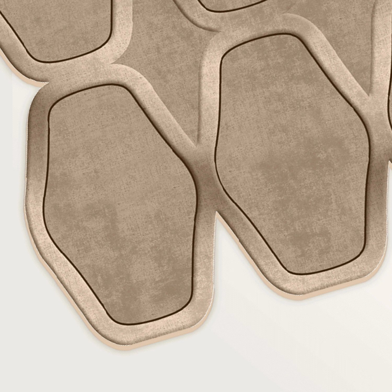 Qilim për korridor, ngjyrë mink, Conceptum Hypnose, 80x300cm, Aln600145Vz04