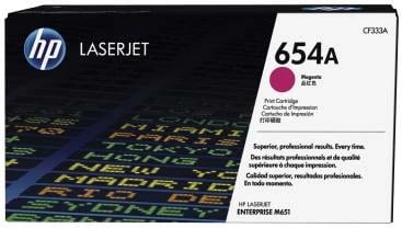 Toner HP 654A (CF333A) për LaserJet, magenta