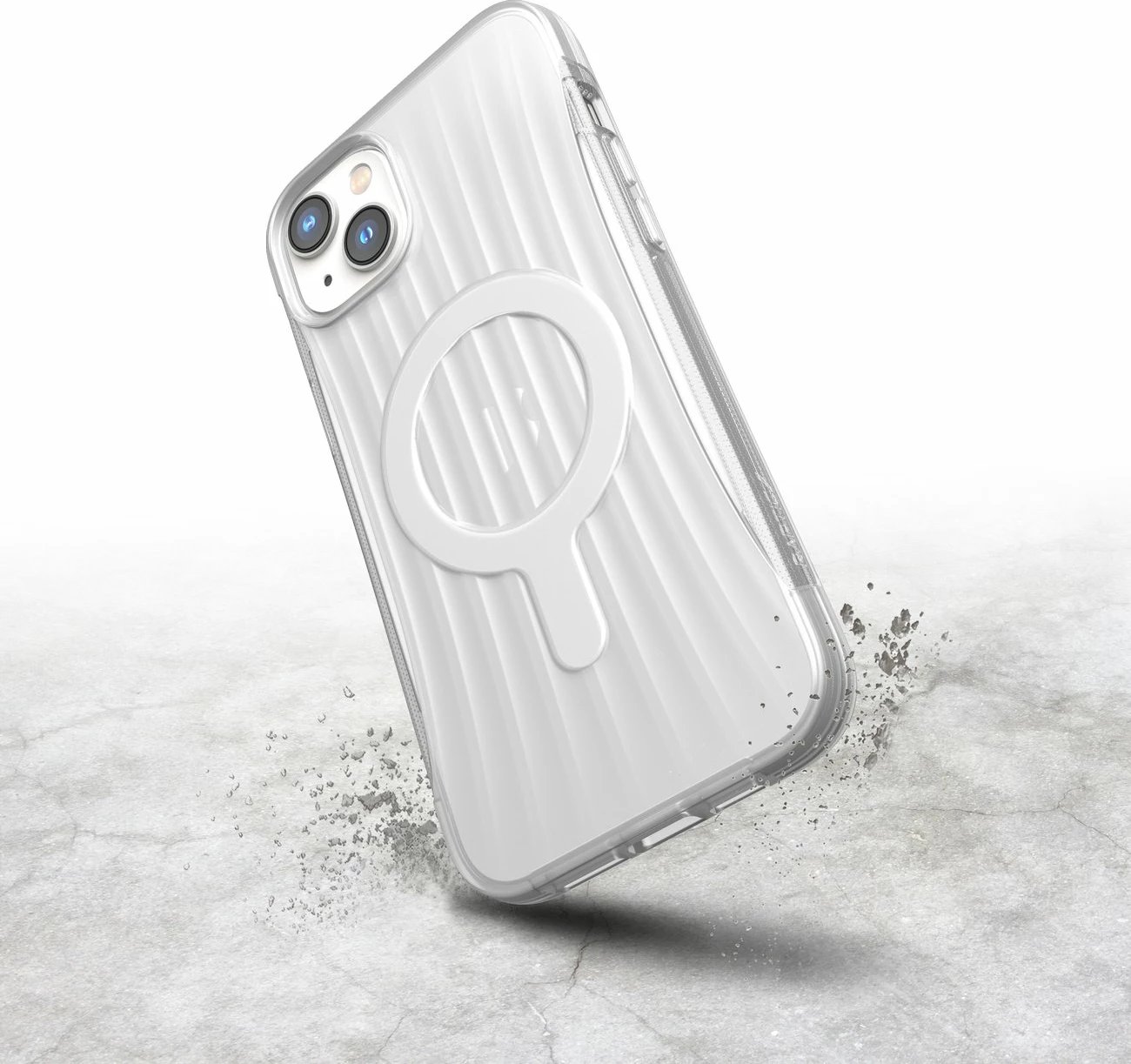 Mbështjellës Raptic X-Doria Clutch Case për iPhone 14 Plus me MagSafe, Transparent