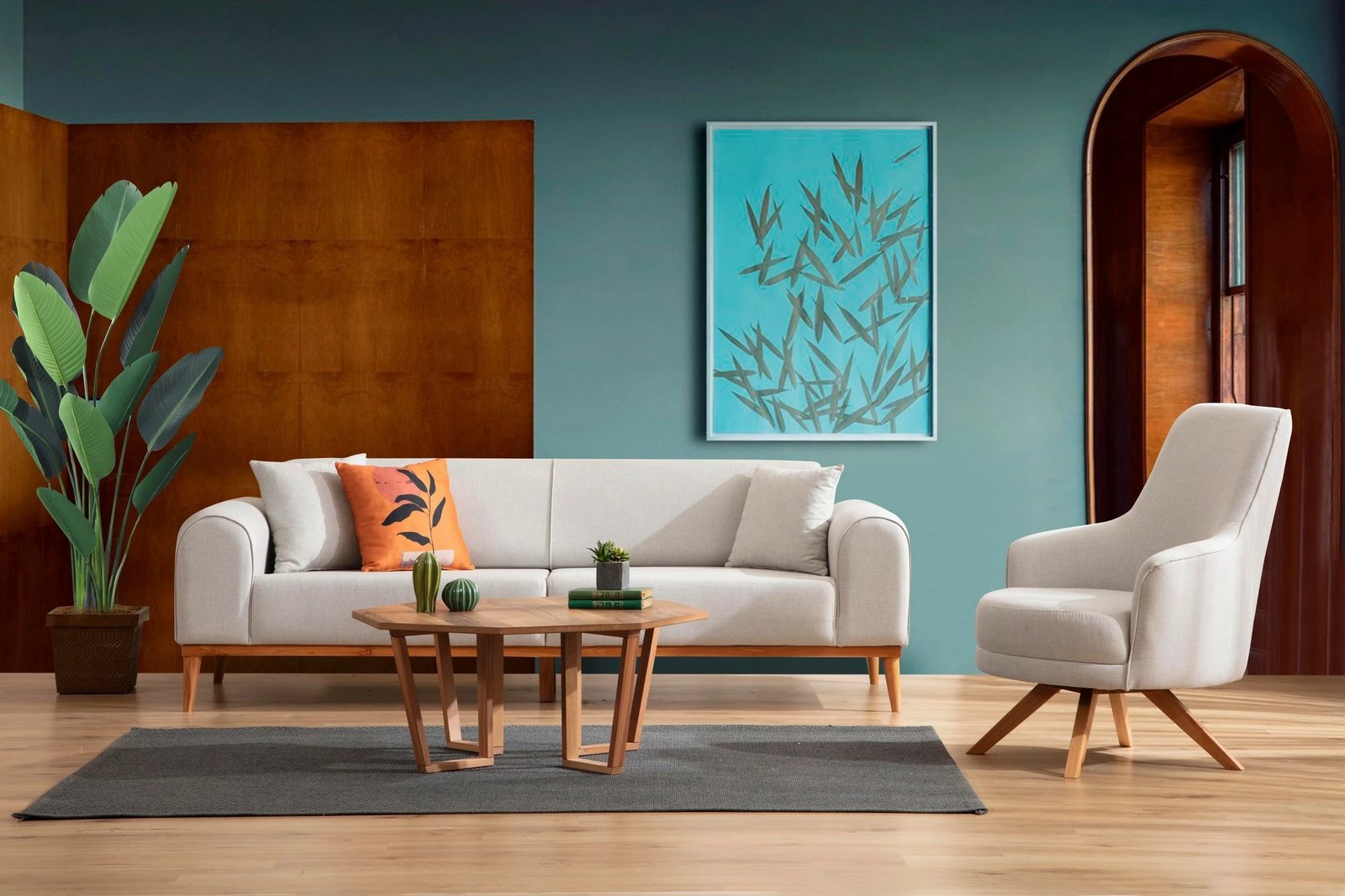 Karrige Wing Atelier del Sofa, Kapri, krem Karrige Wing Atelier del Sofa, Kapri, krem