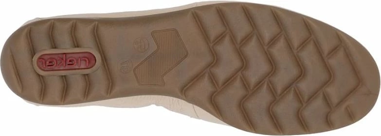 Këpucë lëkure për femra Rieker, bezhë