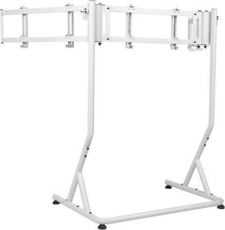 Mbajtës monitorësh Thermaltake Triple Monitor Stand Pro Snow, për 3 ekrane, çelik, i bardhë