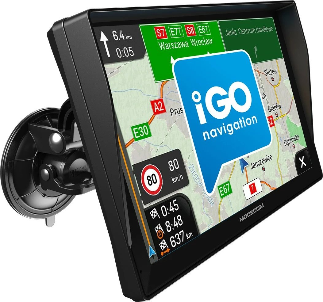 Navigacion GPS MODECOM FREEWAY CX 9.3 iGO Truck, ekran 9 inç, harta Evropë, 16 GB, 512 MB RAM, USB‑C, me përditësim 1‑vjeçar