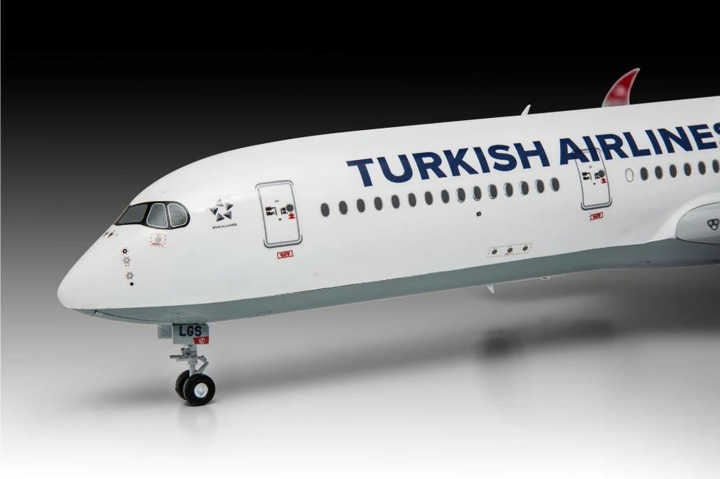 Model plastik avion Revell Airbus A350-900 Turkish Airlines, 1:144, 120 pjesë