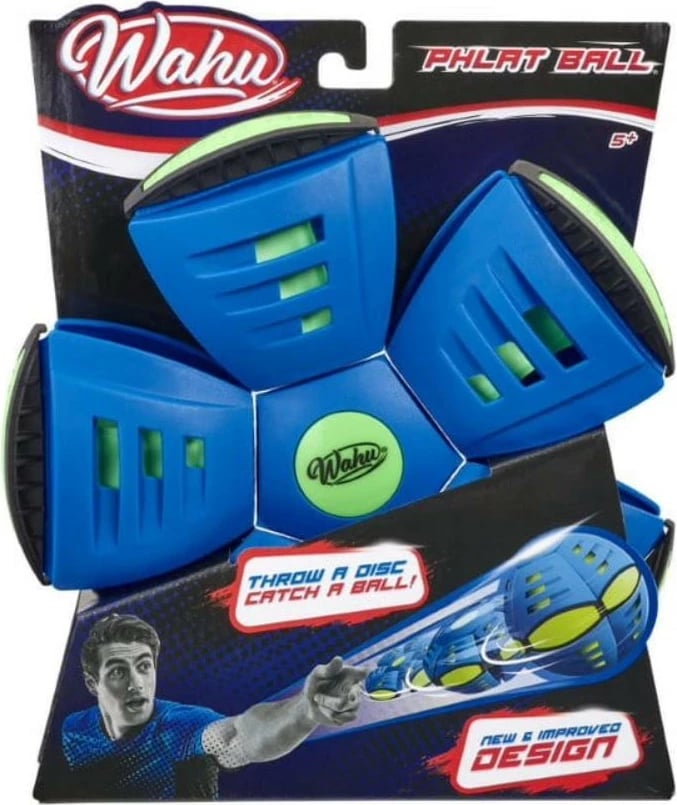 Top-disk transformues Goliath Wahu Phlat Ball Classic, plastikë, Blu