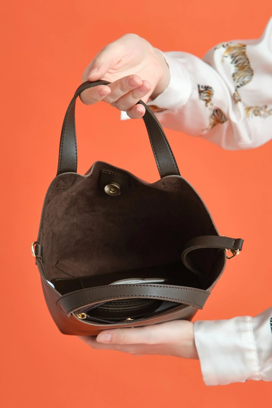 Çantë krahu Zoozie Bags, Nairobi, ngjyrë kafe