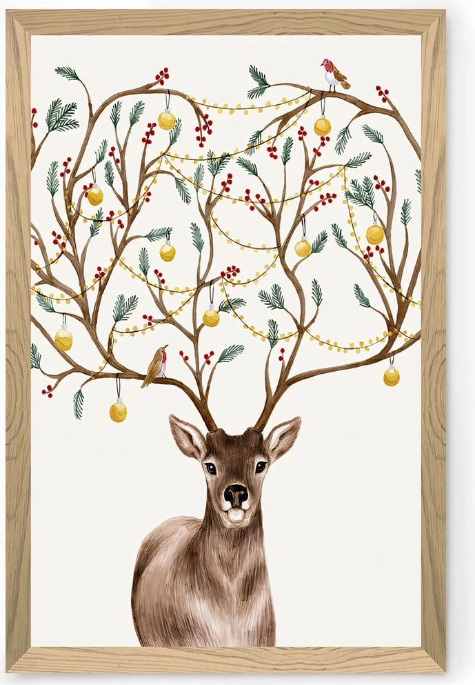 Pikturë dekorative murale, shumëngjyrëshe, Tekhammdf82, 33x48cm