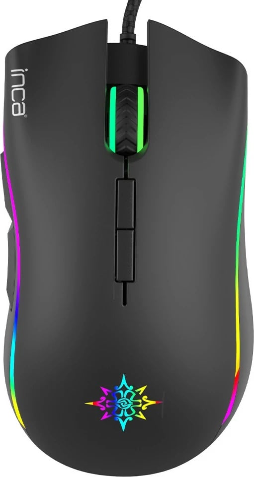 Maus gaming Inca IMG-349, 6400 DPI, 7 butona, RGB, i zi