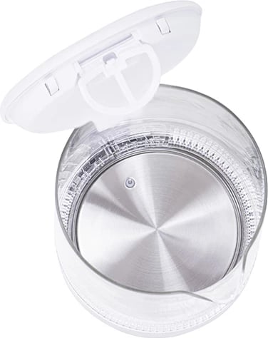 Çajnik elektrik qelqi, Mesko, MS1301, 1.7 L, kontroll temperature, LED, i bardhë