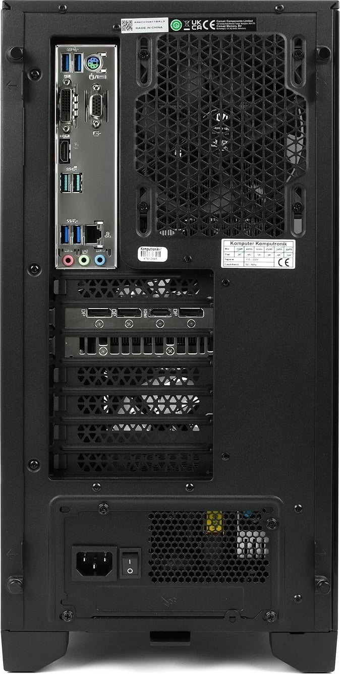 Kompjuter Komputronik Infinity R550 [AX18], AMD Ryzen 5 5600X, RAM 64GB, RX 7600 8GB, SSD 2TB, HDD 4TB, Win 11 Pro, i zi