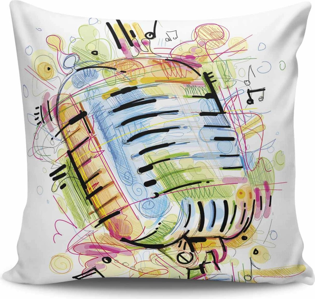 Jastëk dekorativ Aberto Design, NKRLNT-068, shumëngjyrësh, 43x43cm