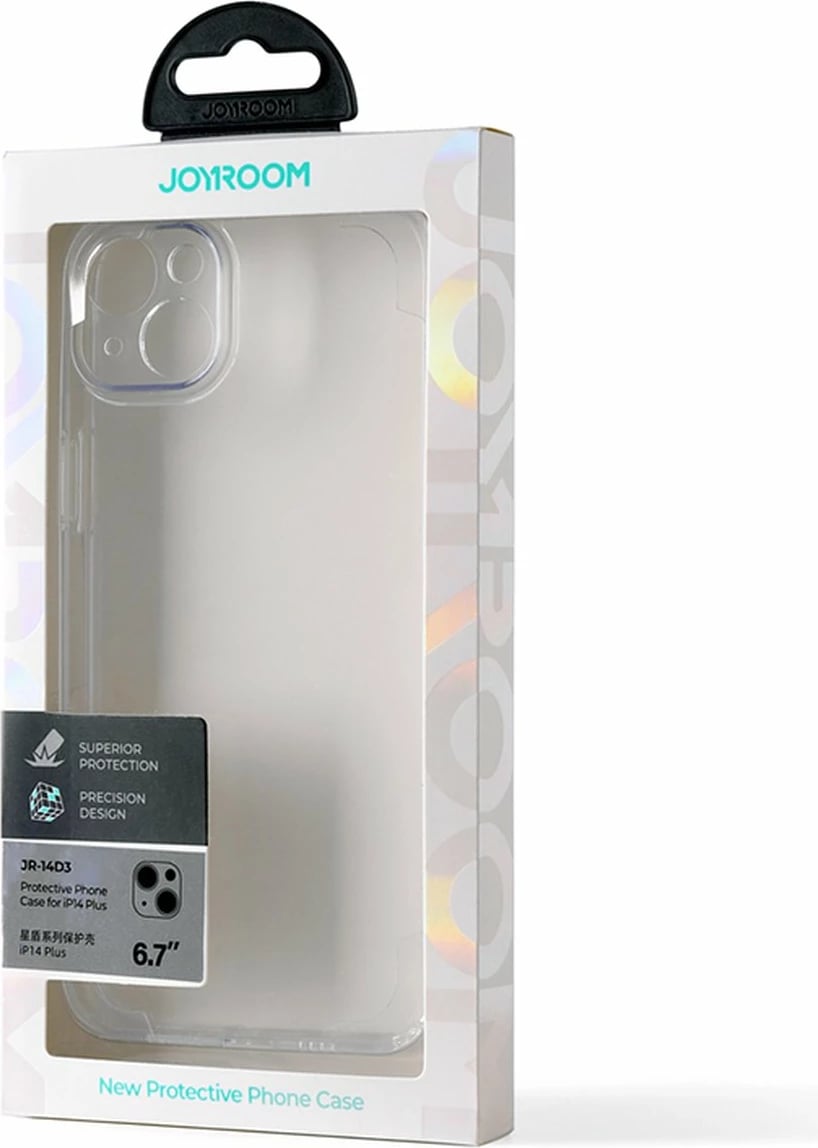 Mbështjellës Joyroom JR-14D3 për iPhone 14 Plus, transparent