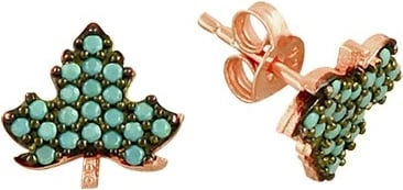 Vathë argjendi, ngjyrë rozë ari dhe tyrkuaz, Jumeon 7434