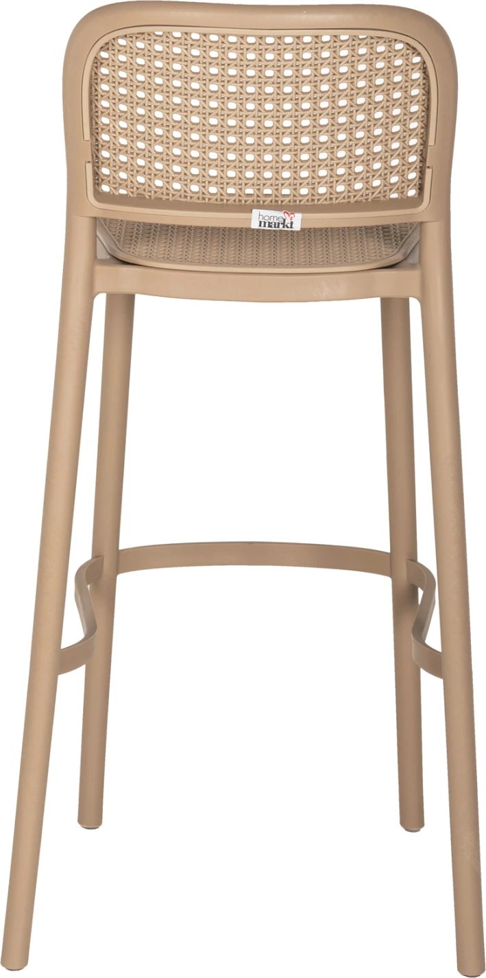 Karrige për bar, polipropileni, ngjyrë kapuçino, FH5939.03, 51x52x104H cm